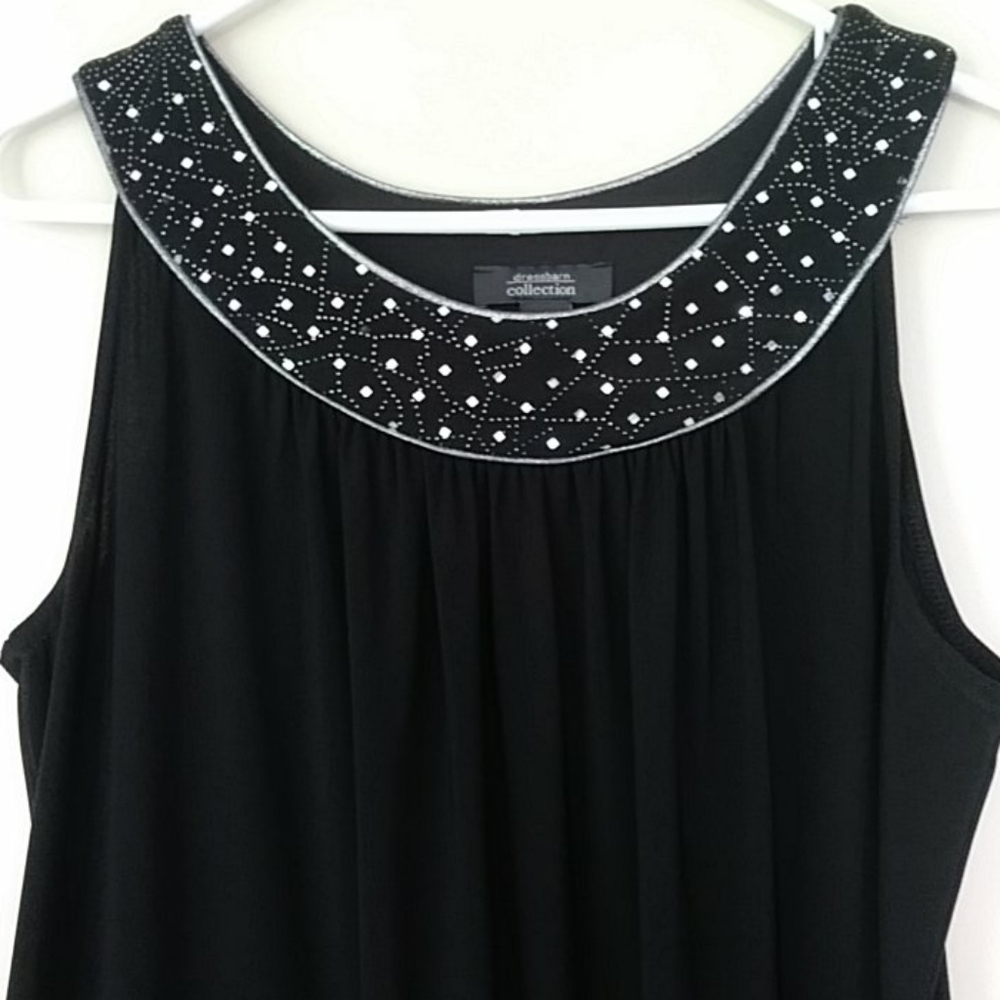 Dress Barn Sparkle Stretch Dress 10 - Picture 6 of 12